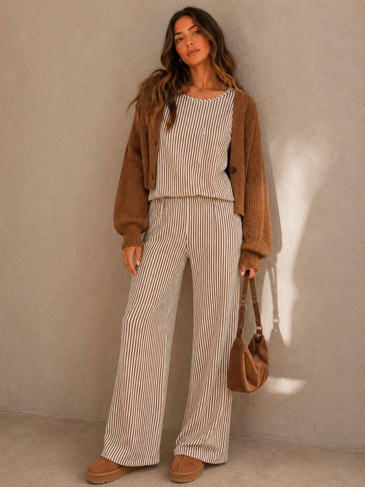 Easy Weekend Striped Set