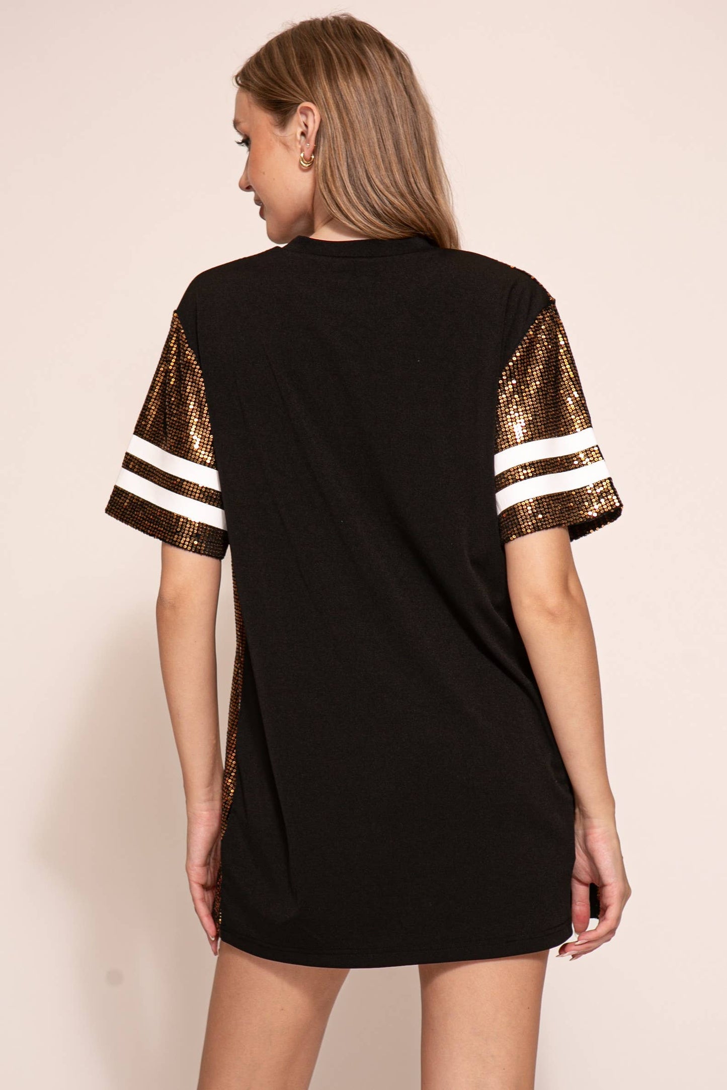 Sequin Football Oversized Jersey