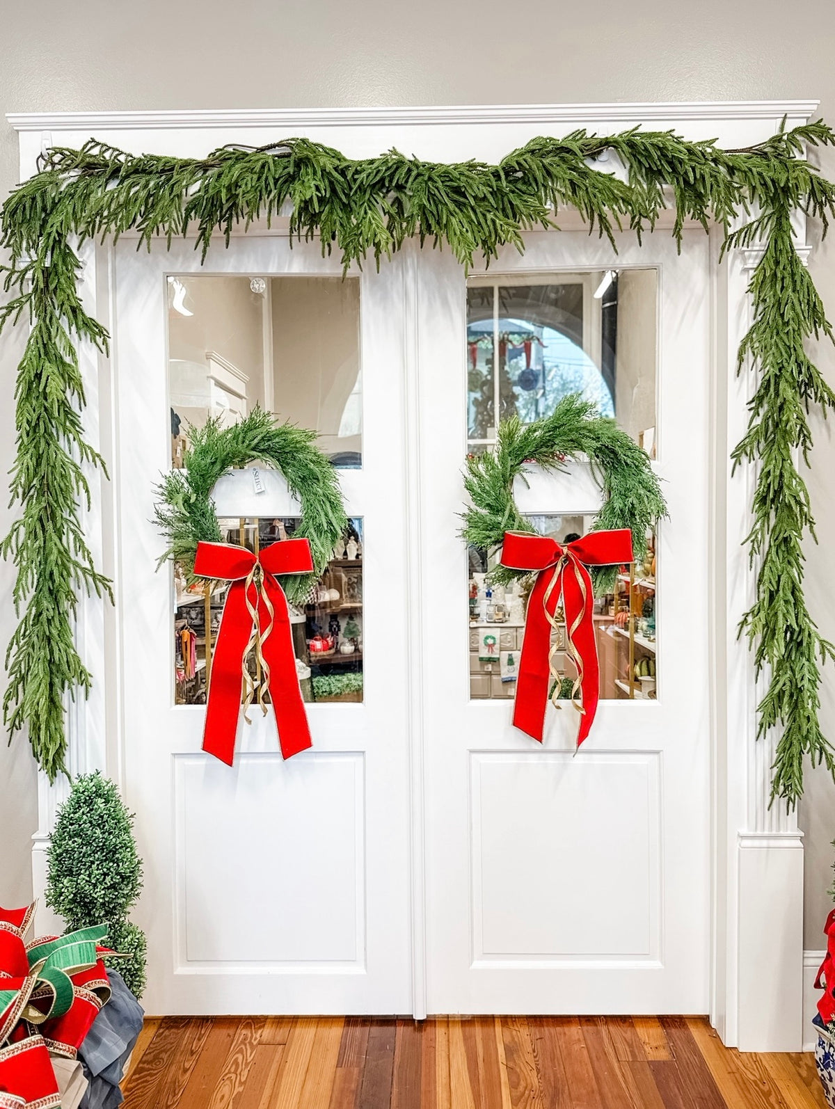 Norfolk Pine Garland 6'- Real touch