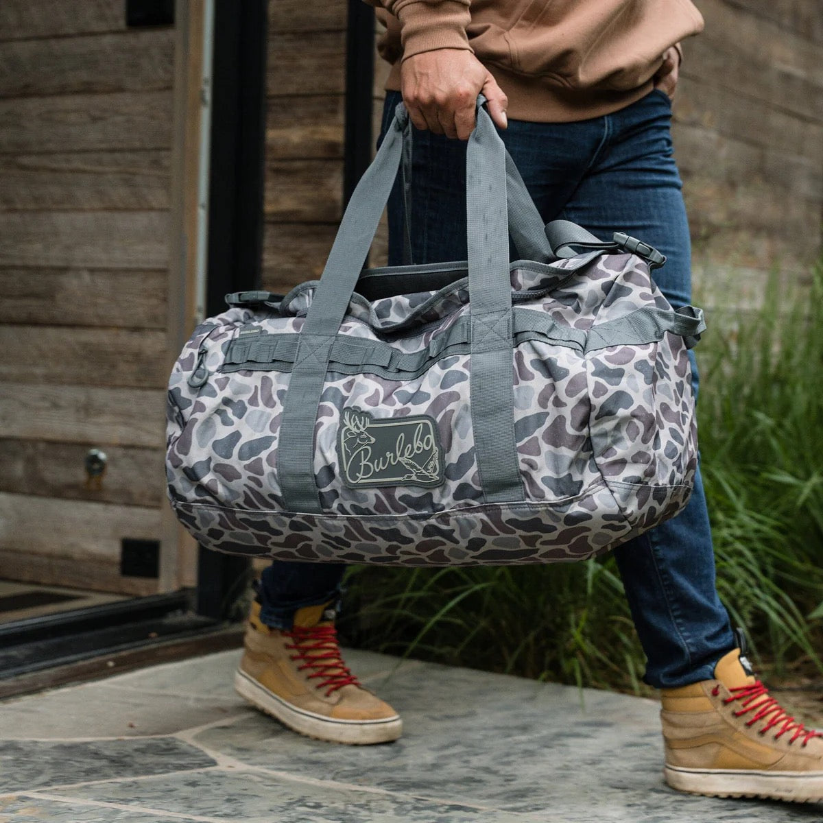 Burlebo Classic Deer Camo Duffle Bag