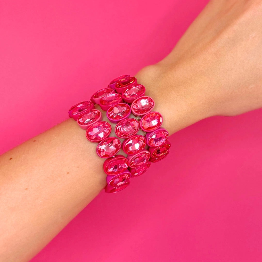 Fall Everleigh Bracelet- Magenta