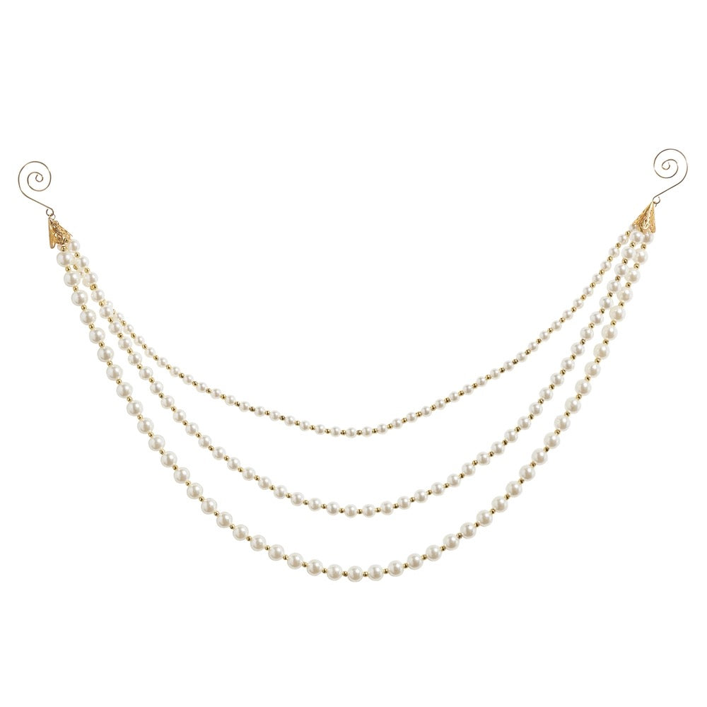 Layered Pearl Garland- 20"