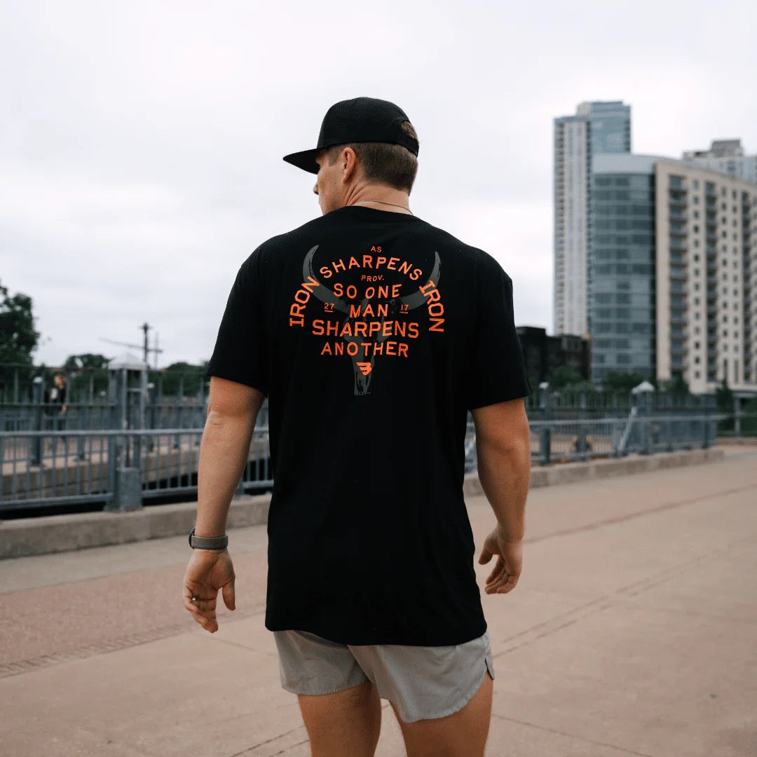 Burlebo Proverbs 27:17 Short Sleeve Tee