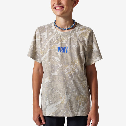 Burlebo YOUTH Washed Tee-Pray-Drifter Camo