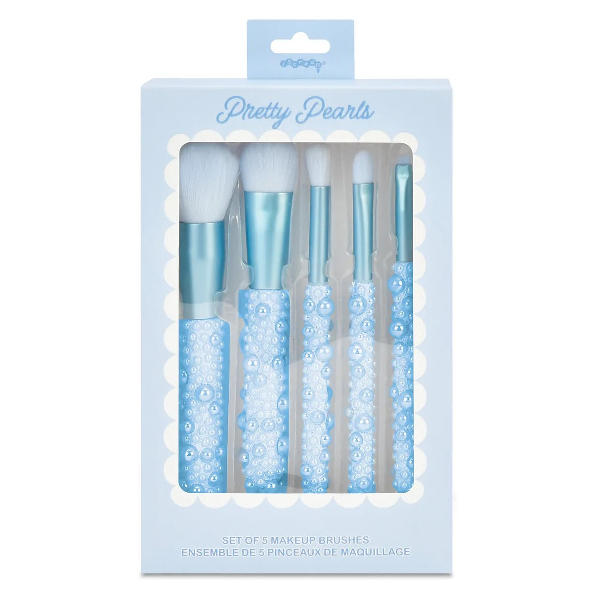 Blue Pearl Makeup Brush Set