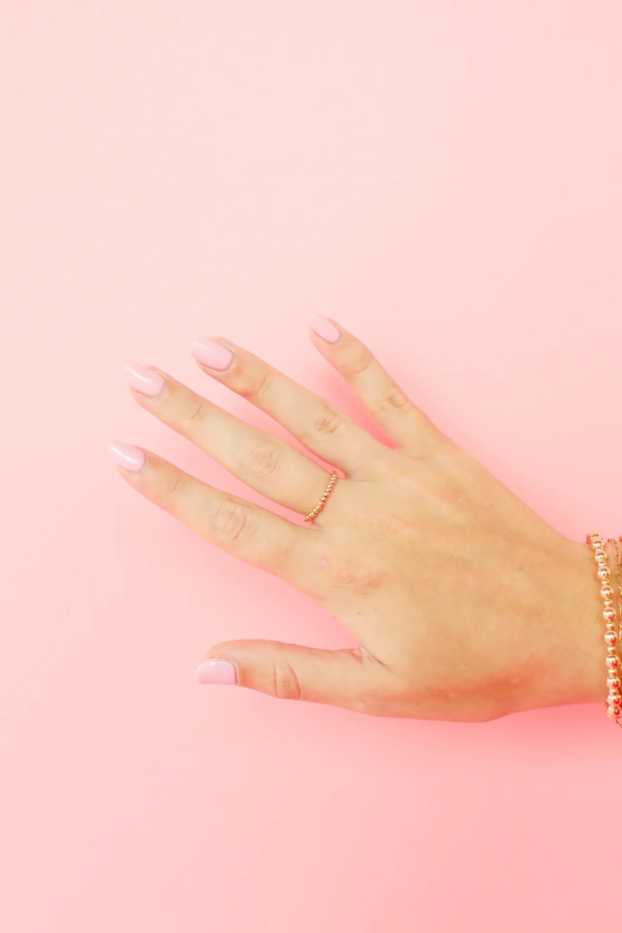 Beaded Blondes Beaded Band Ring