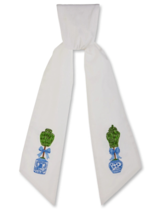 60" Topiaries Wreath Sash