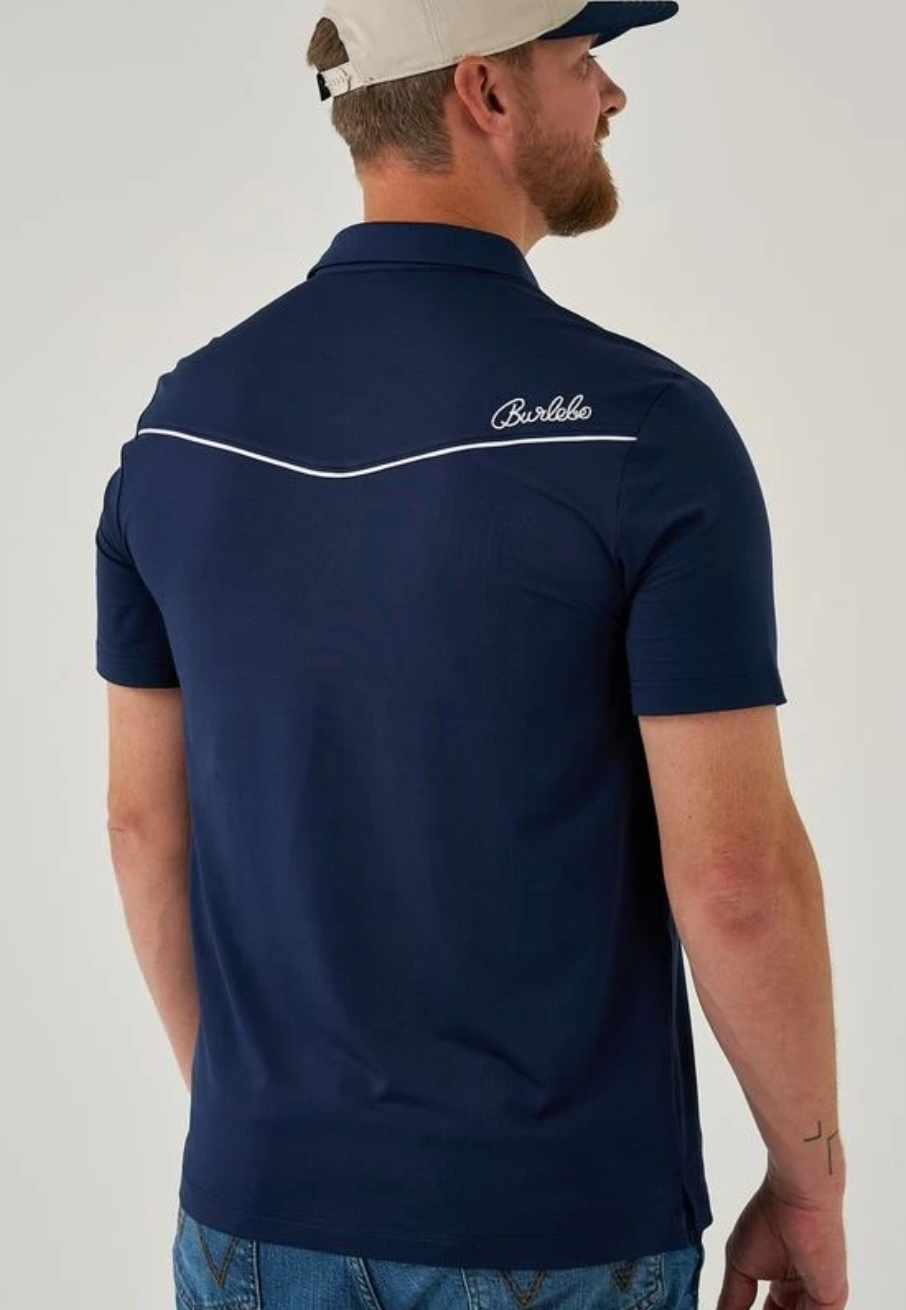 Burlebo Performance Polo Pearl Snap