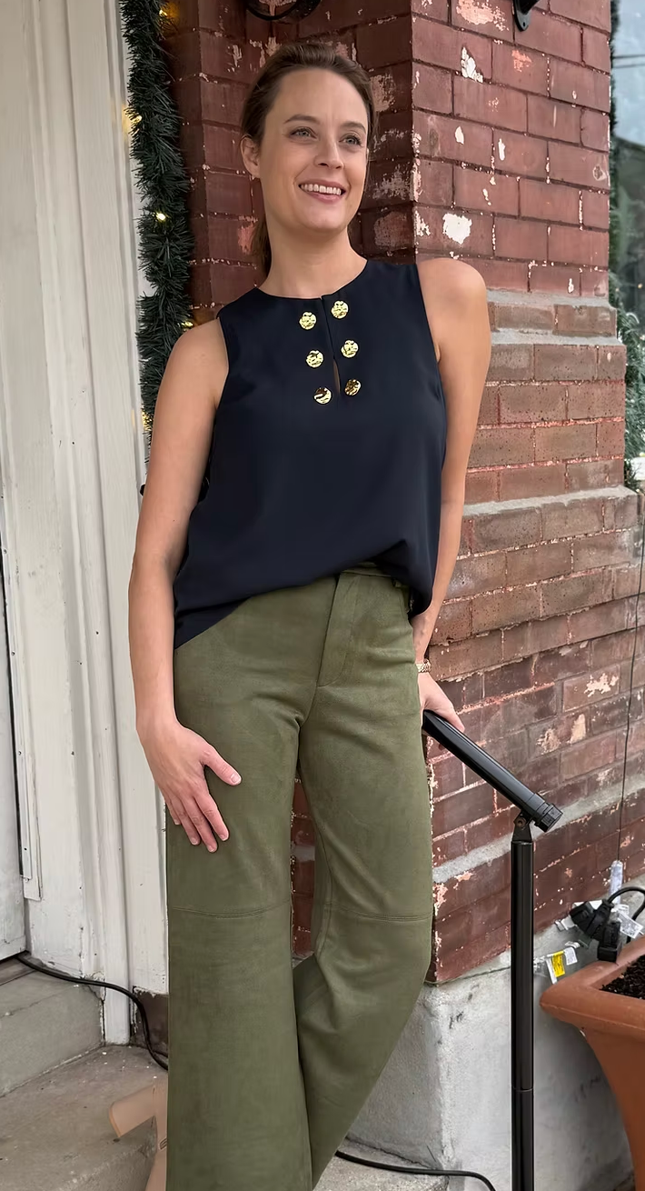 Gold Button Tank