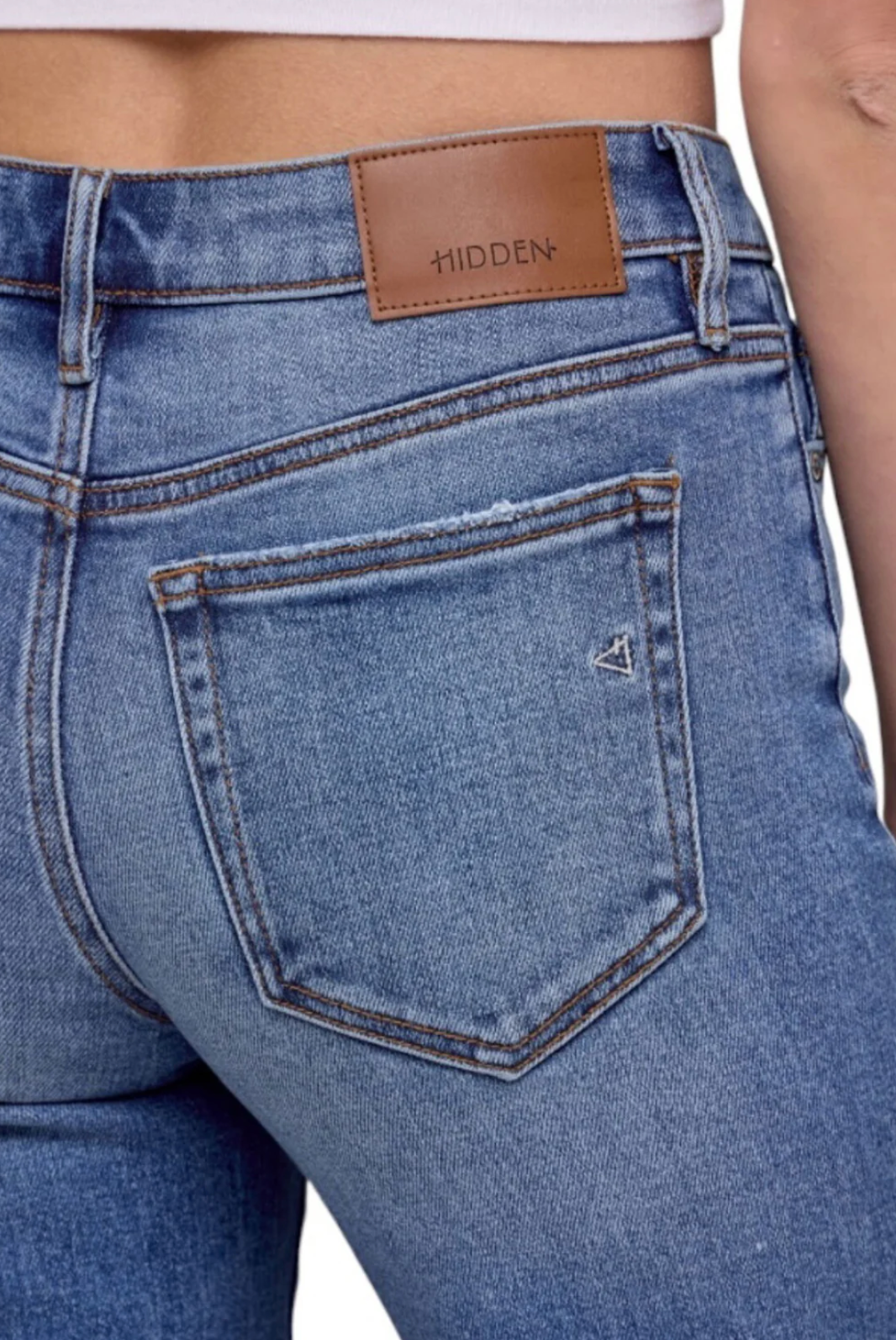 Ella Cuff Mid Rise Jeans