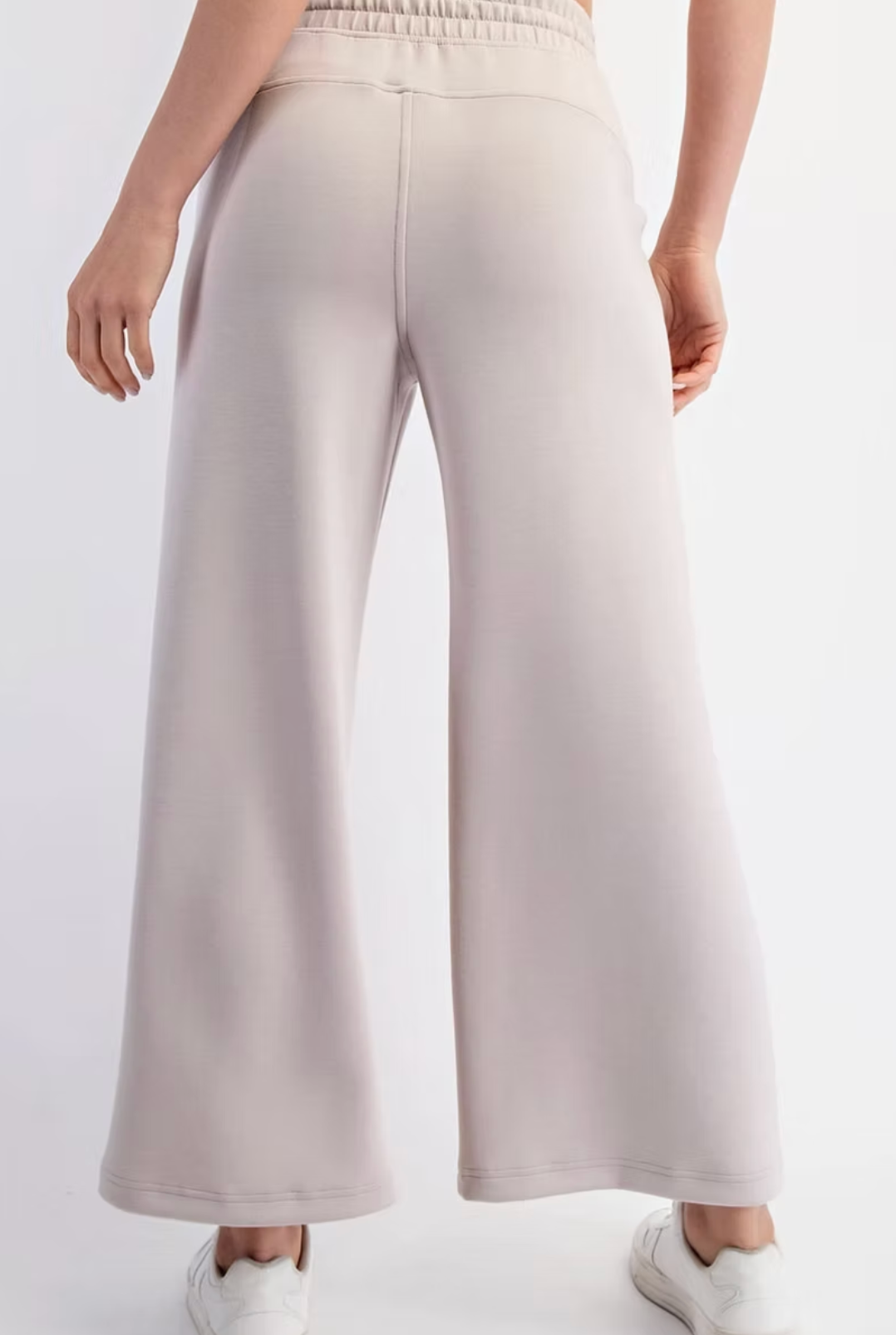 Modal Scuba 1/4 Zip Sleeveless Top & Crop Pant Set