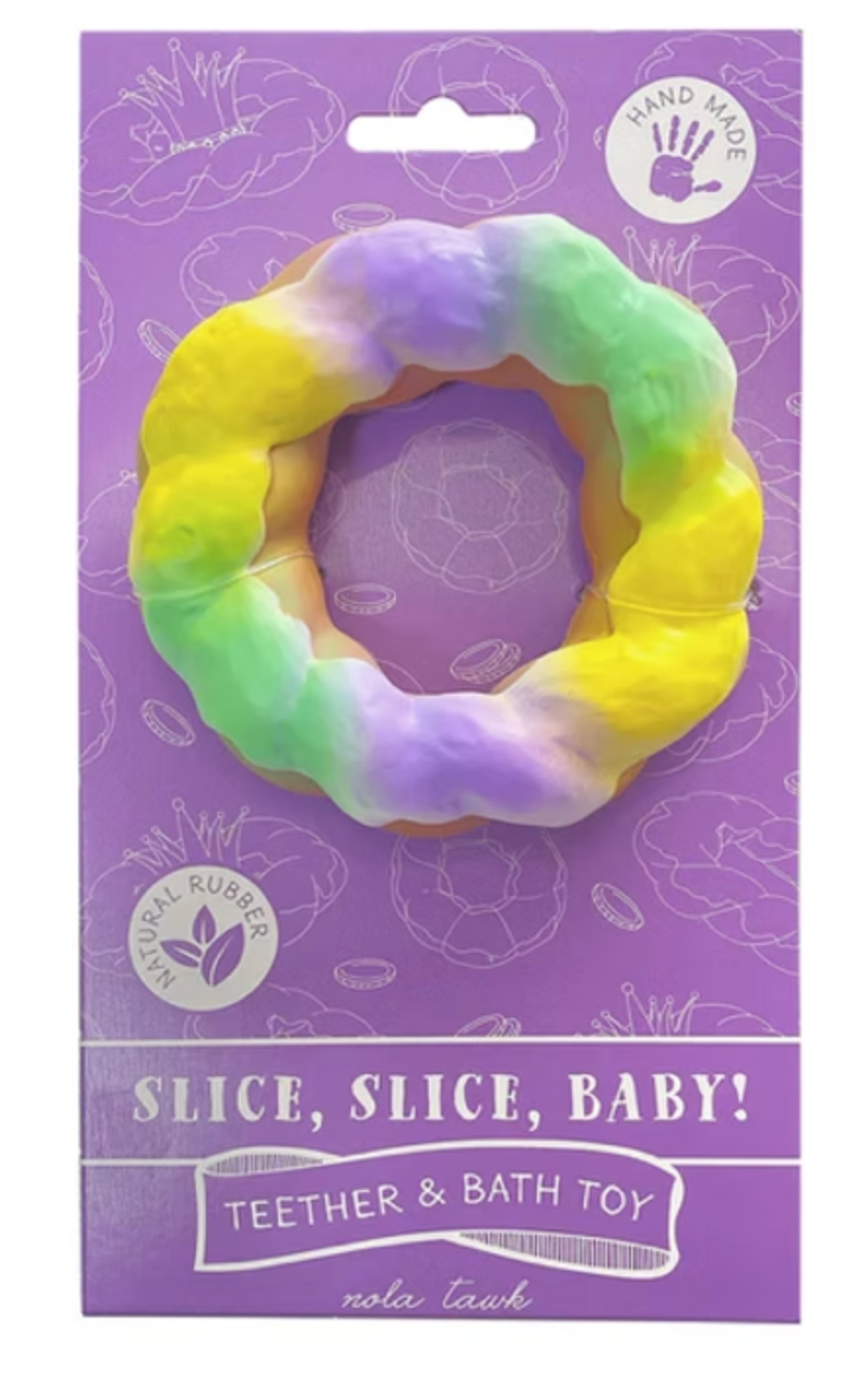 King Cake Teether/Bath Toy