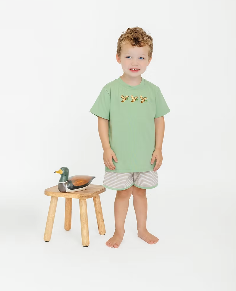Mallard Embroidered Set