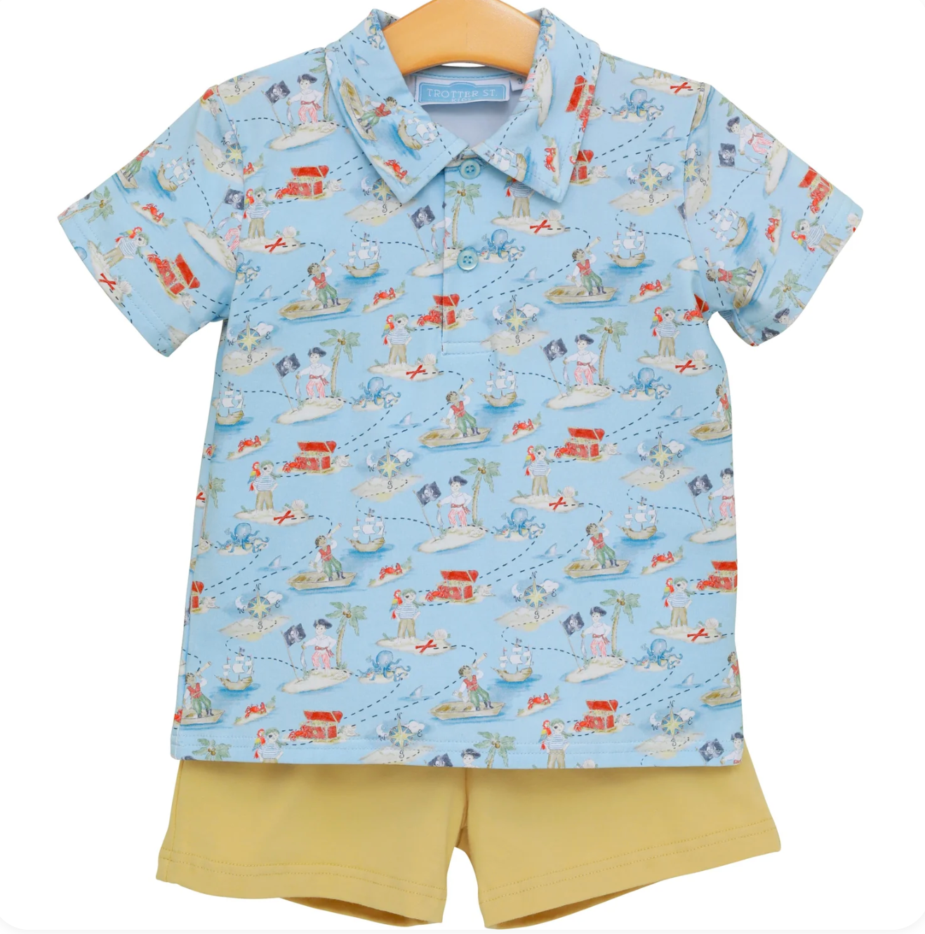 Shipwrecked Polo and Shorts Set