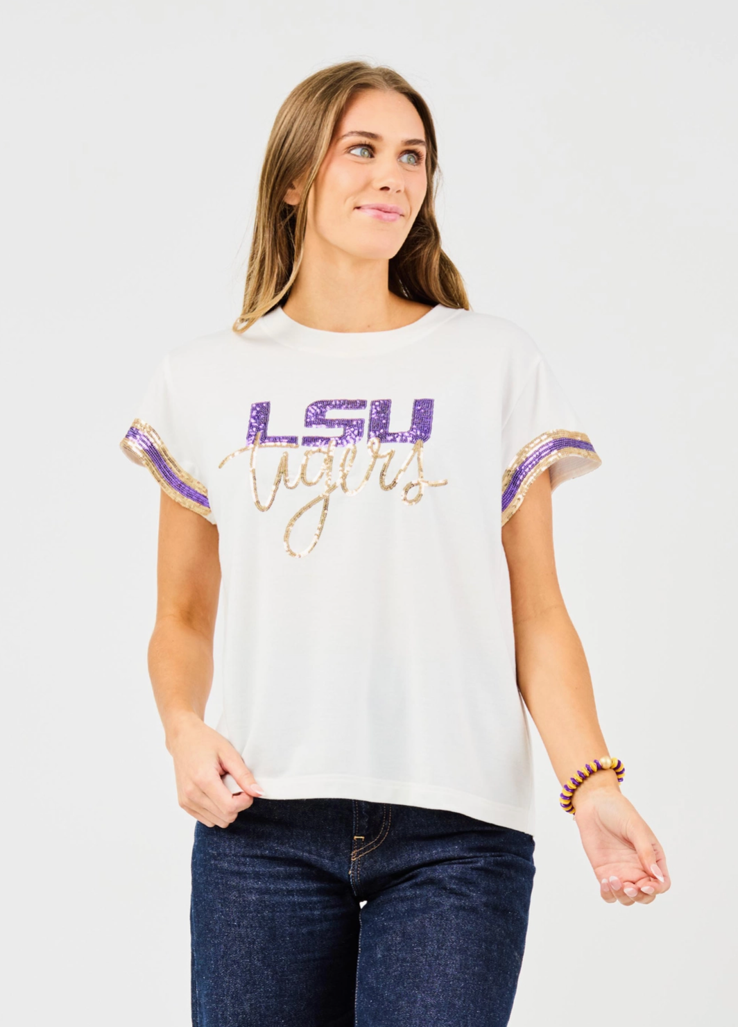 Cindy LSU Tee - Mary Square