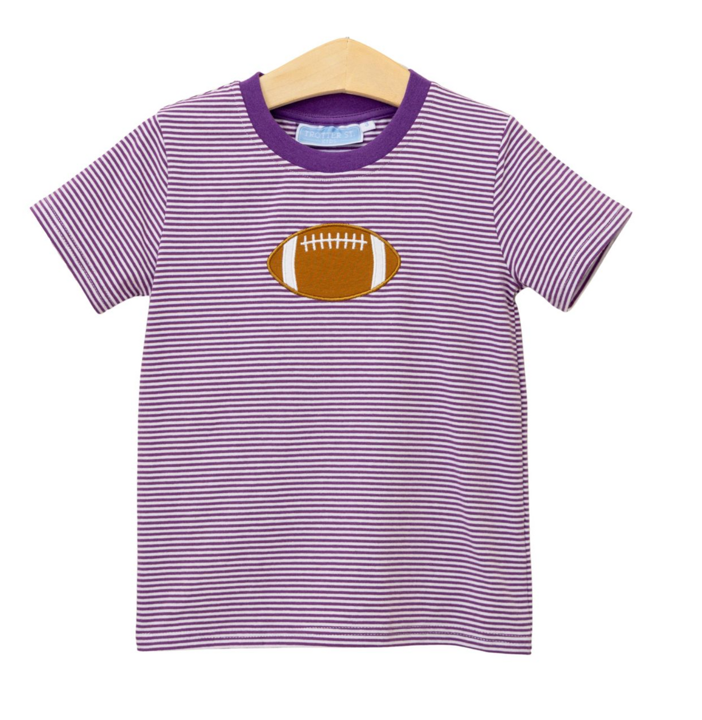Stripe Football Appliqué Tee