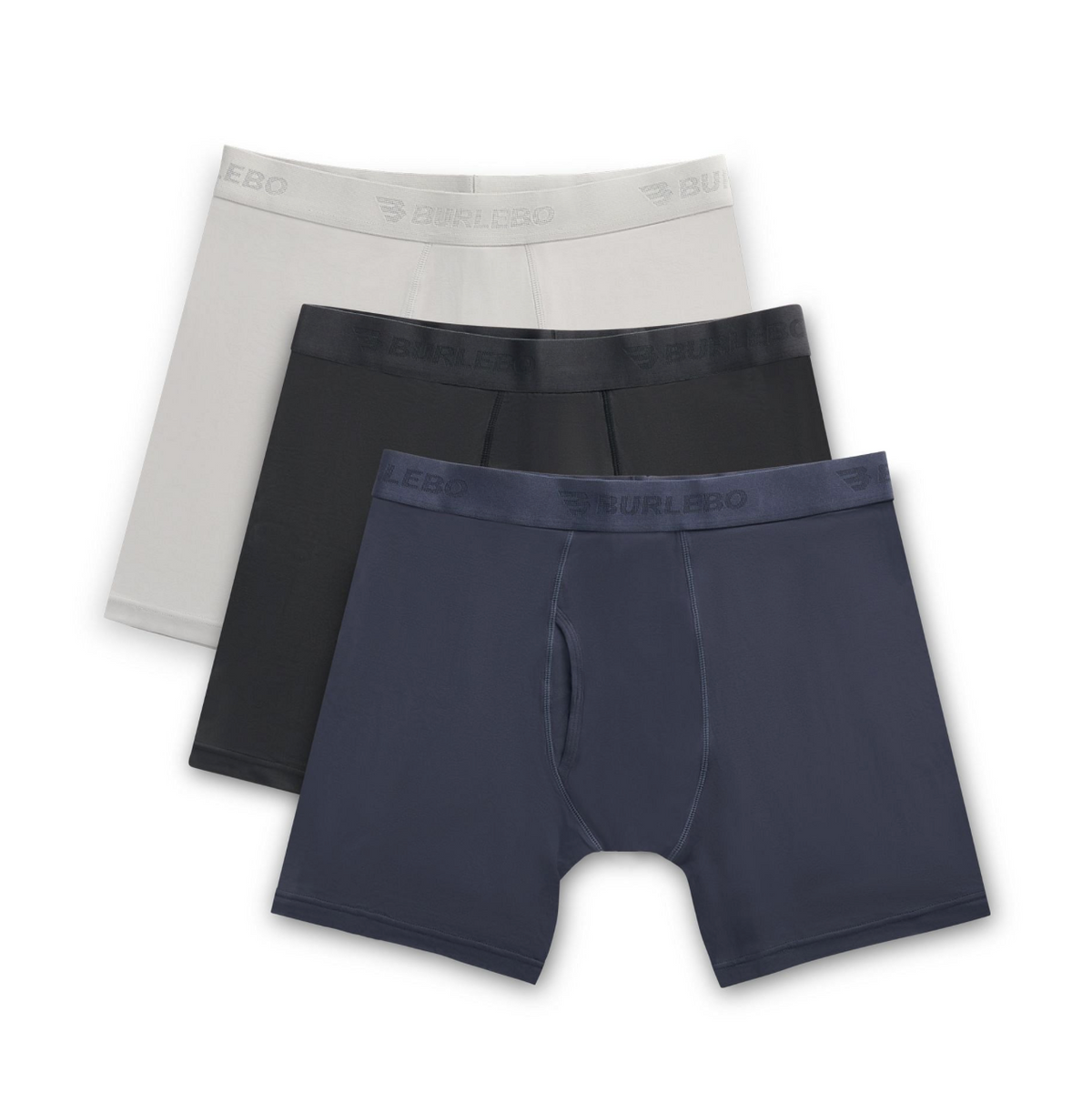 Burlebo Adult Boxer Briefs- Solid colors