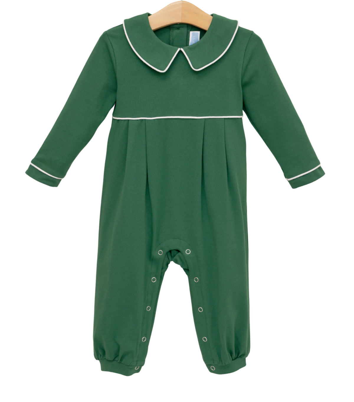 Joseph Knit Romper - Dark Green