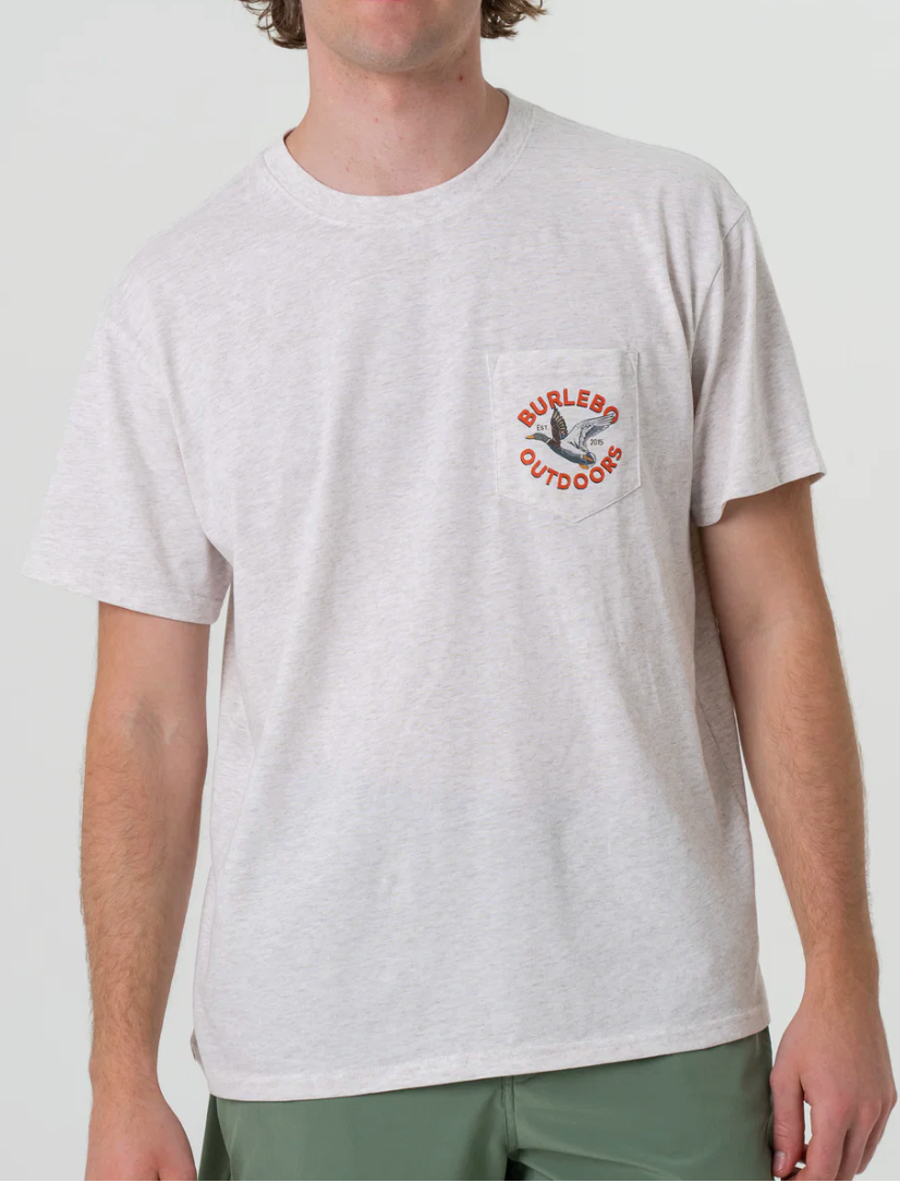 Burlebo Old School Duck Hunt Short Sleeve Pocket Tee
