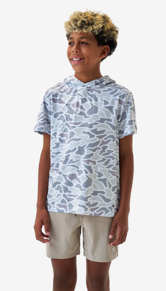 Burlebo Youth Short Sleeve Performance Hoodie