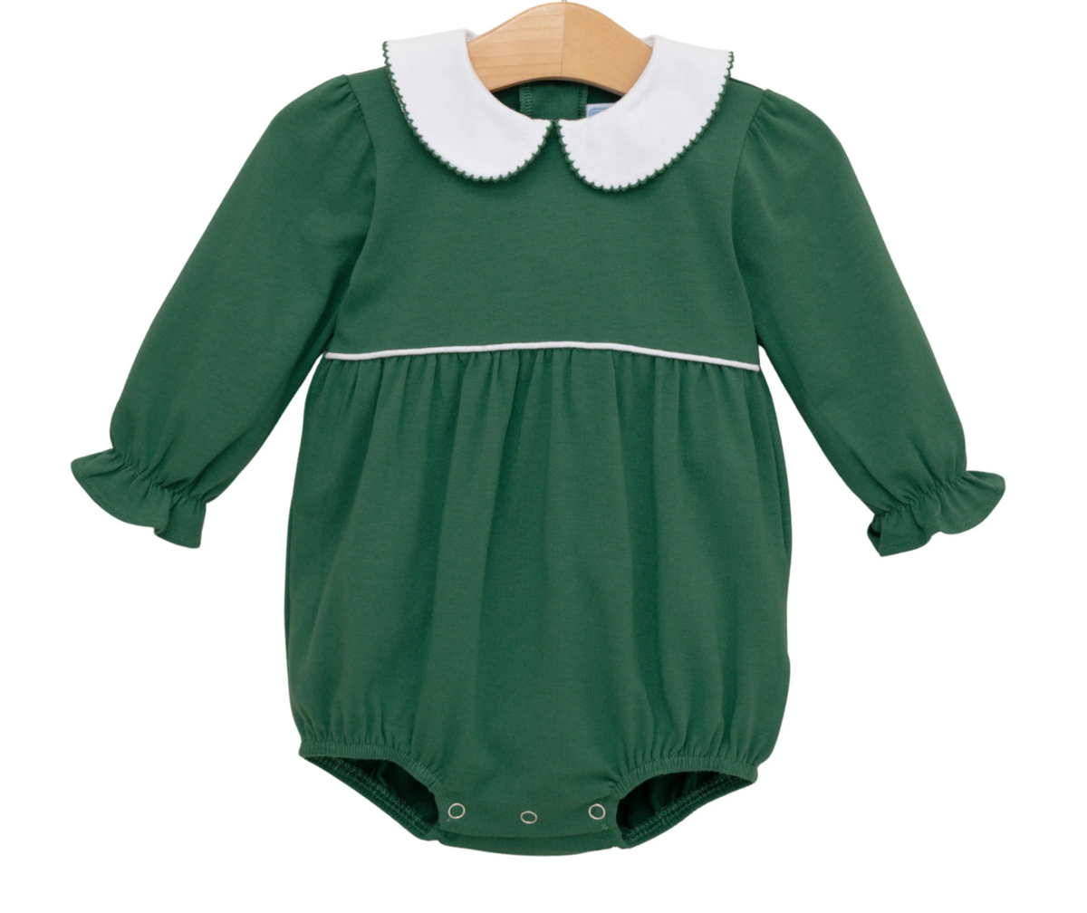 Claire Knit Bubble - Dark Green