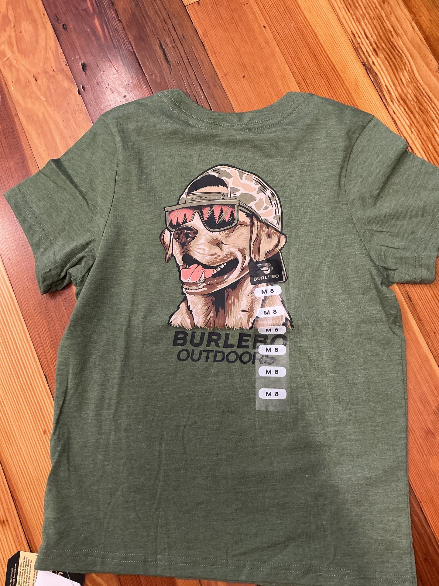 Burlebo Mallard Camo Dog Youth Tee