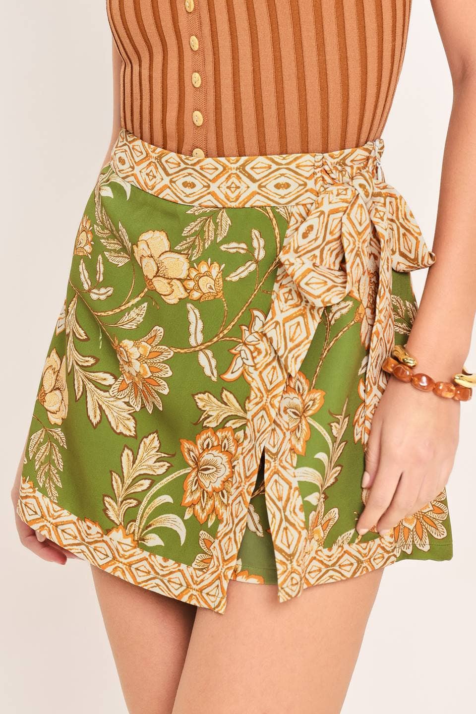 Fall Bloom Skort