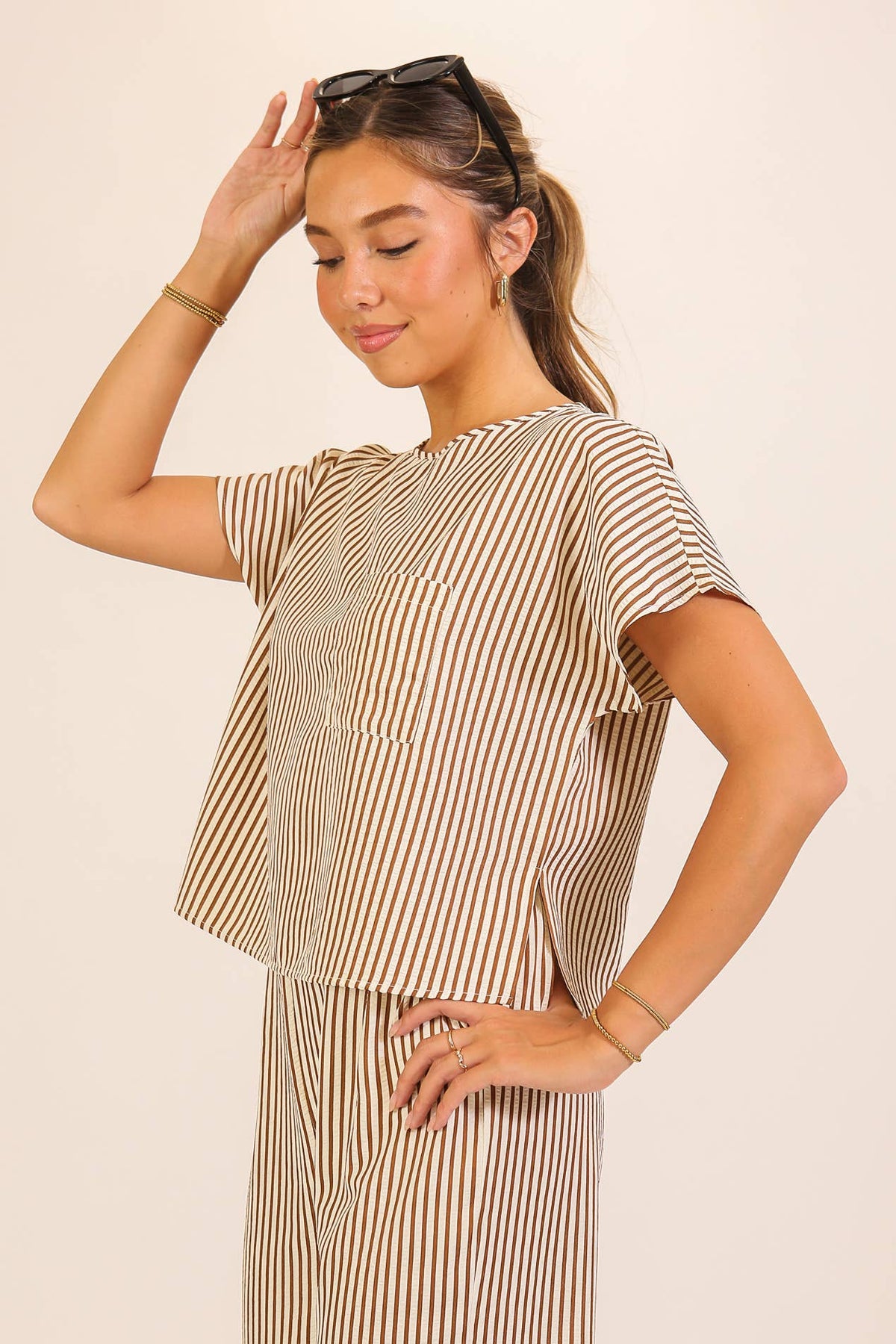 Easy Weekend Striped Set