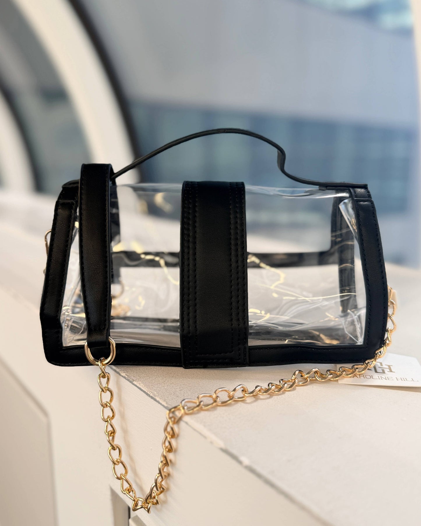 Grace Clear Bag Black