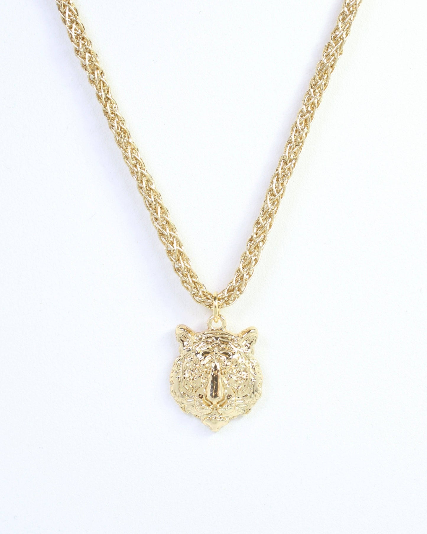 Corie cord Necklace Tiger Gold