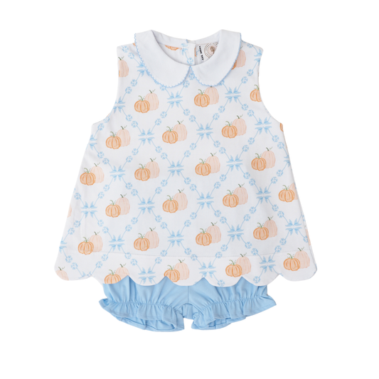 Pumpkin Row Charlotte Scallop Set