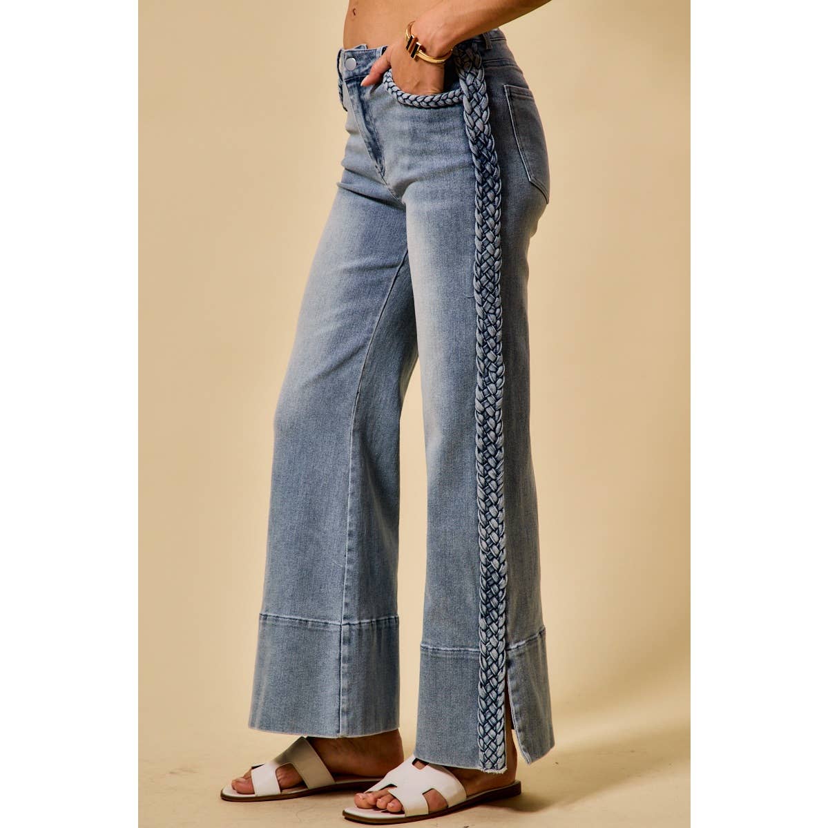 Braided Jeans