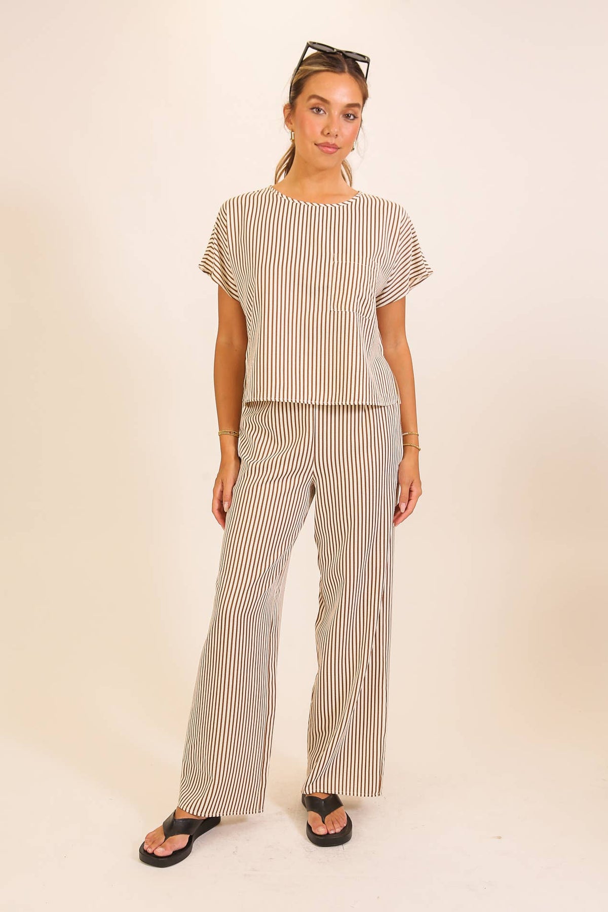 Easy Weekend Striped Set
