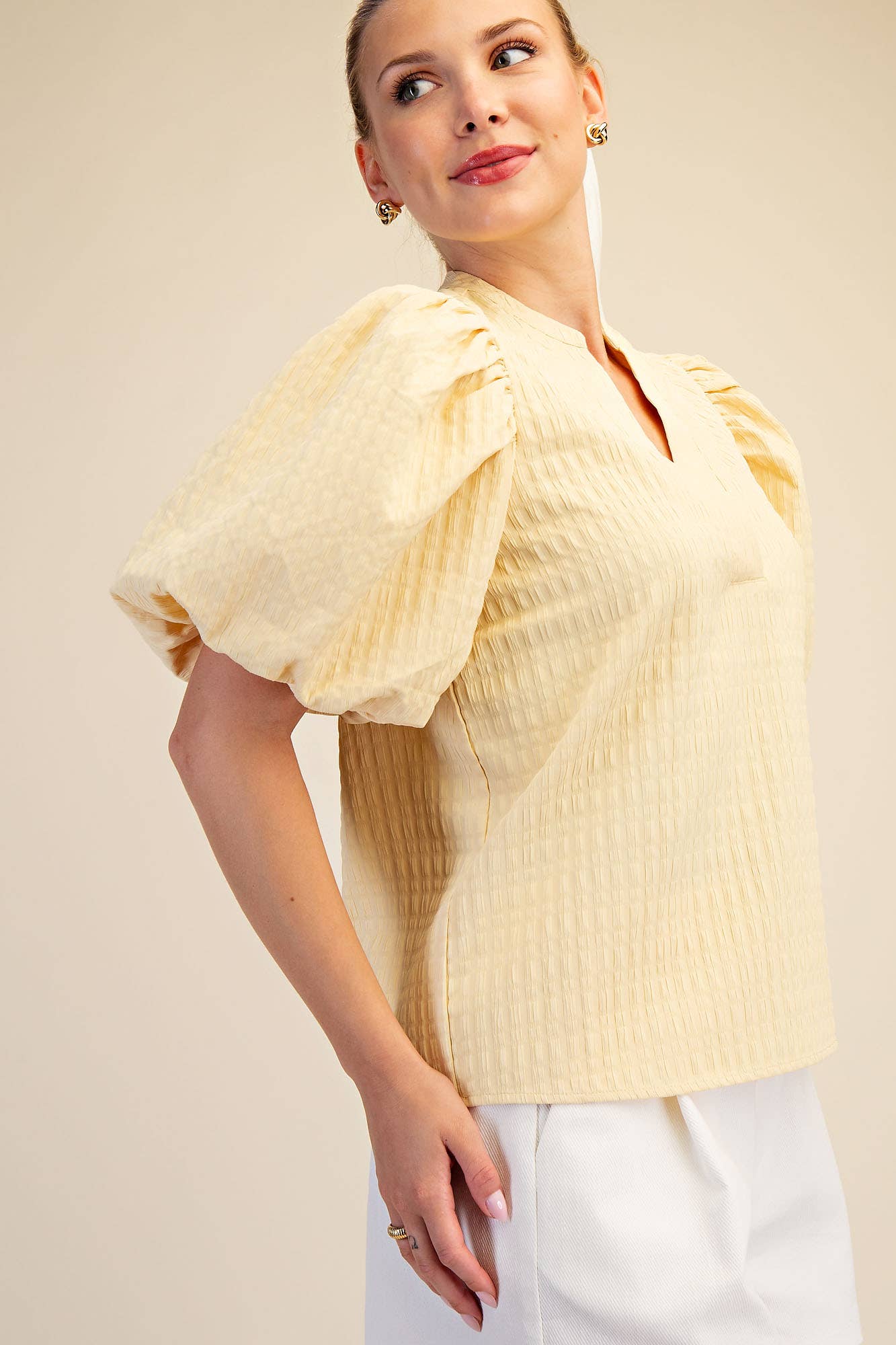 Buttercup Textured Top