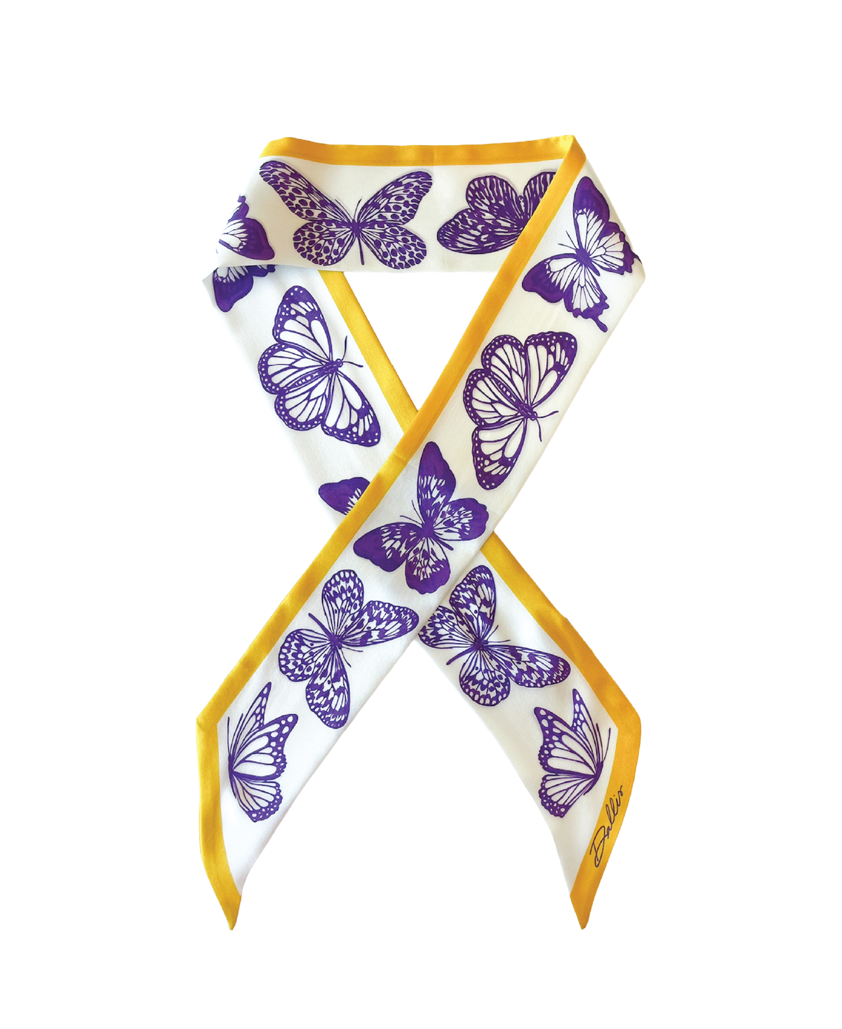 The Butterfly Twilly in Purple & Gold