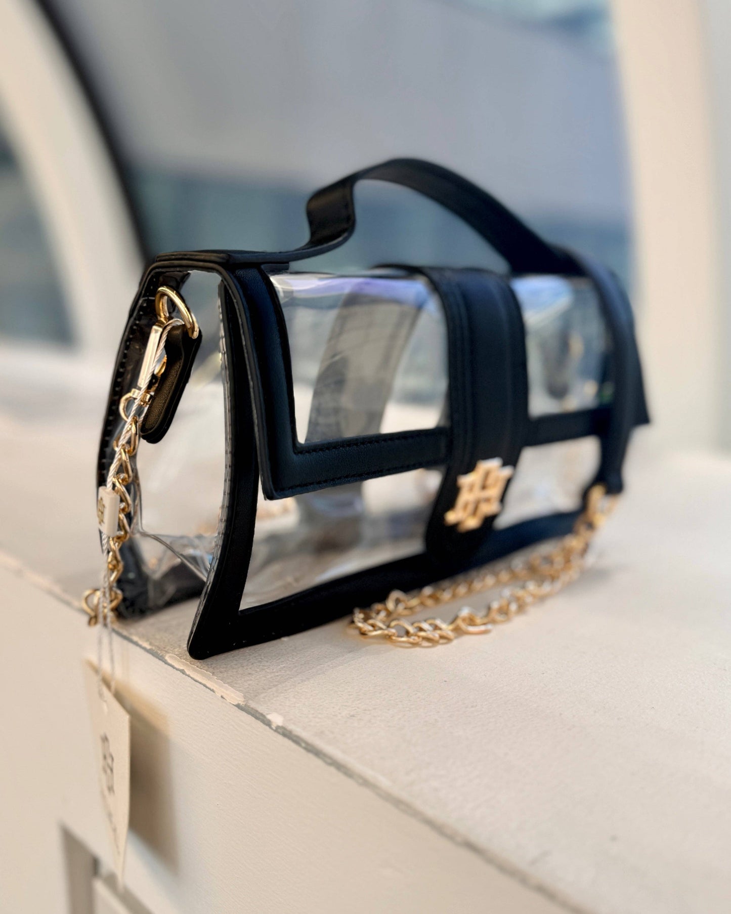 Grace Clear Bag Black