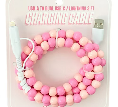 Beaded Charging Cord