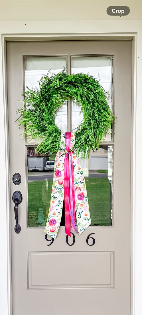 Beaded Grass Wreath 24"