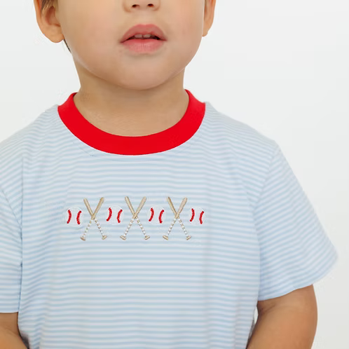 Baseball Embroidered Set