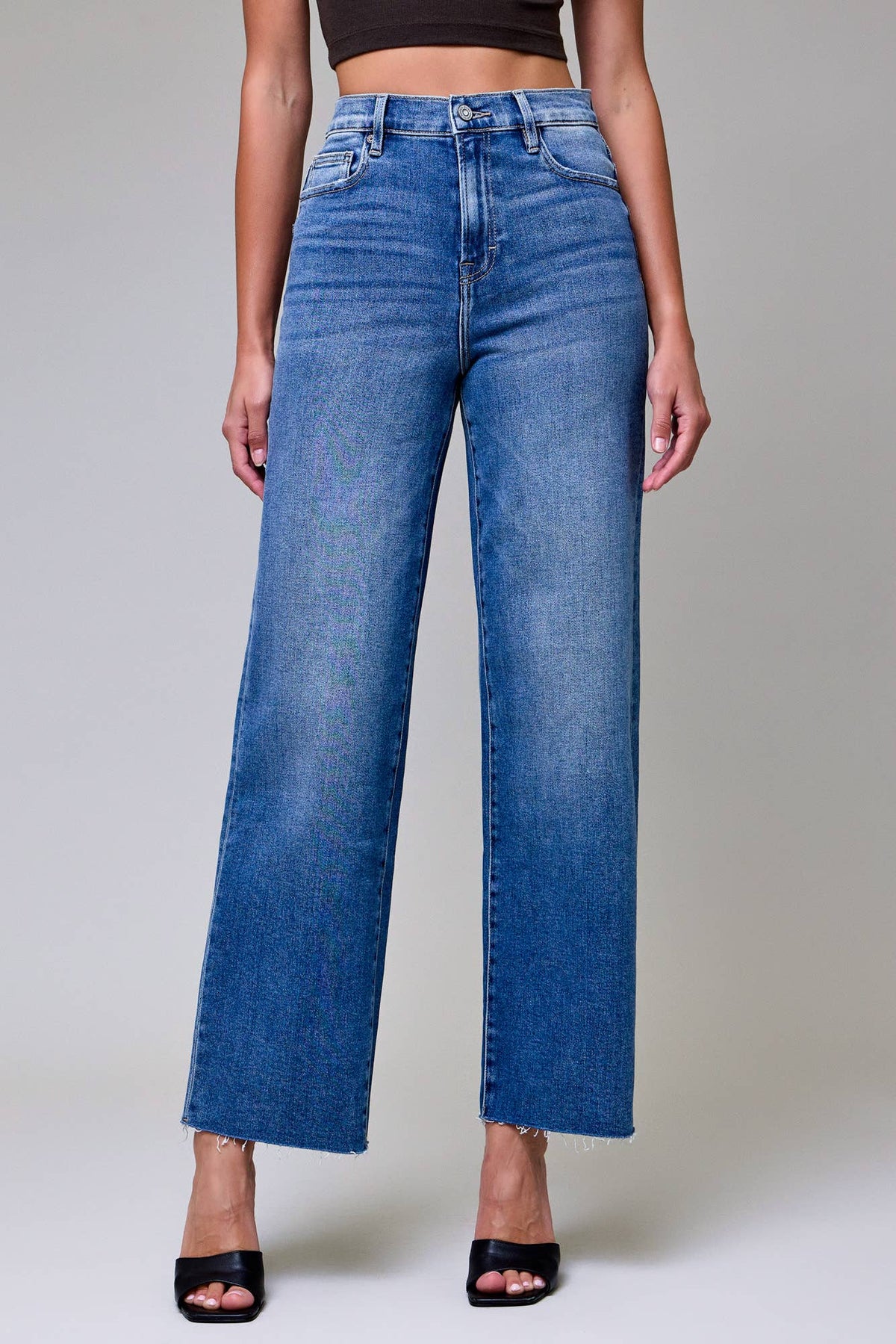 Logan Clean Hem Dad Jeans