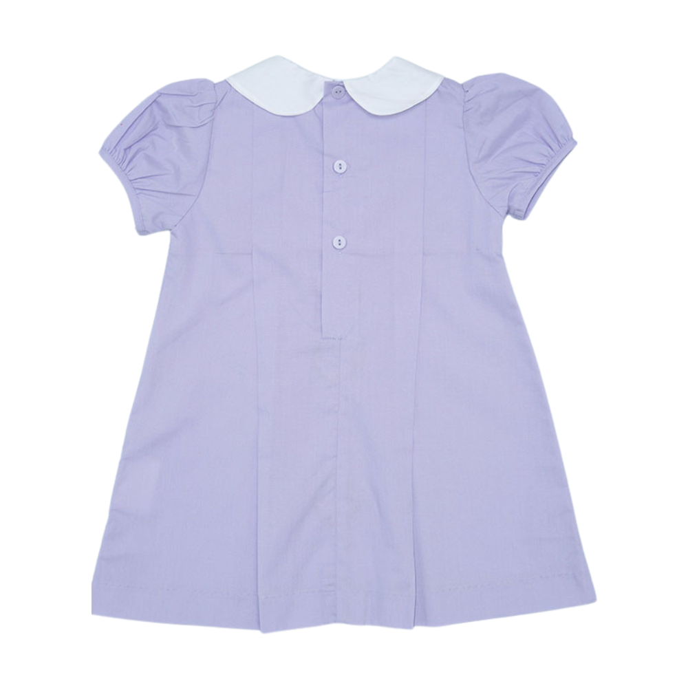 Lavender Wreath Pleat Dress