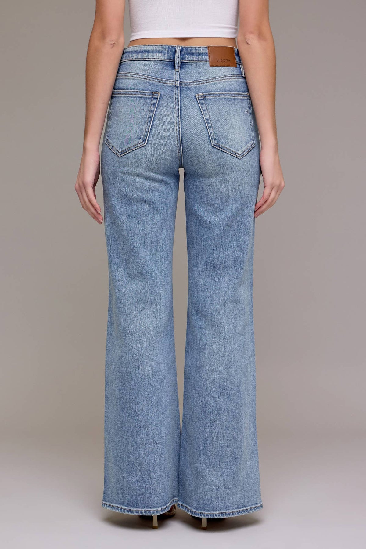 Happi High Wide Flare Jeans