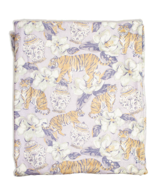Chinoiserie Tiger Throw