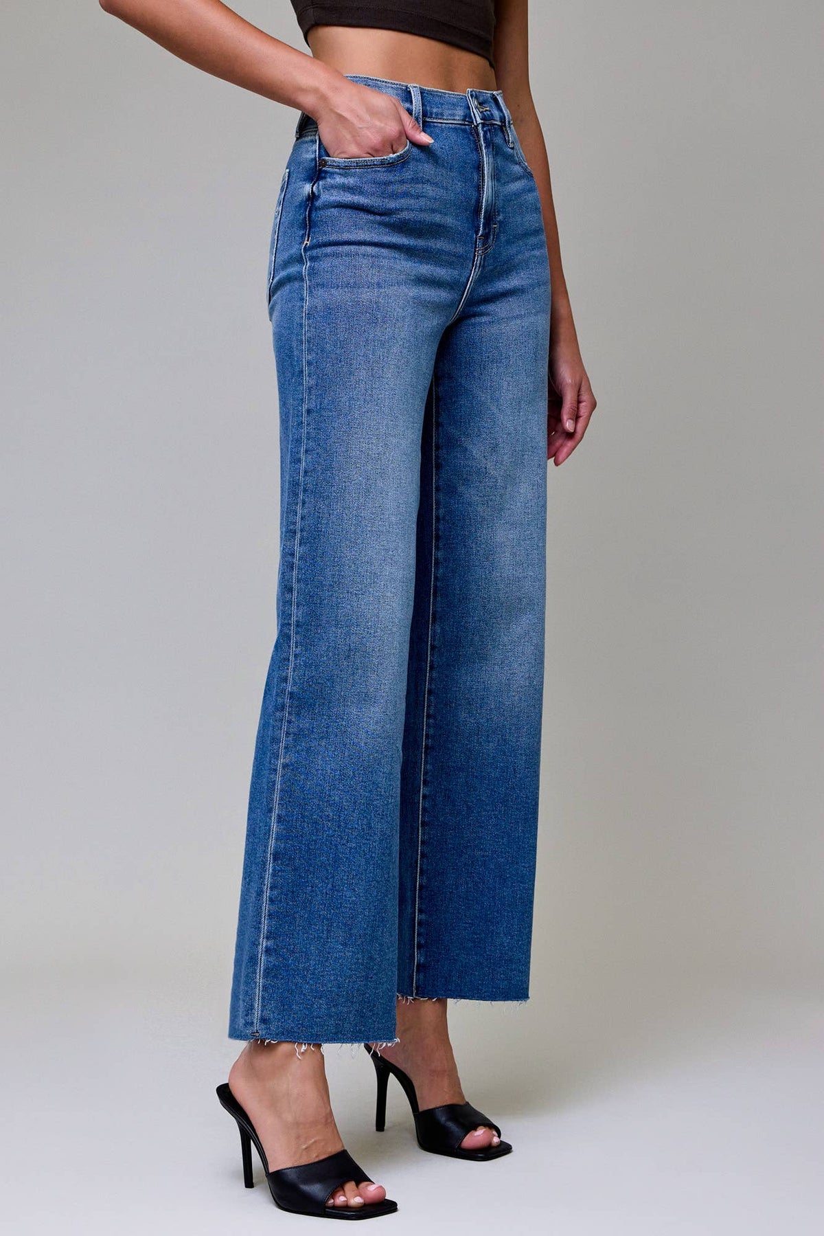 Logan Clean Hem Dad Jeans