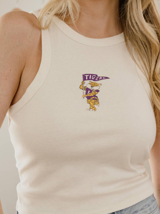 Mike the Tiger LSU Cropped Tank