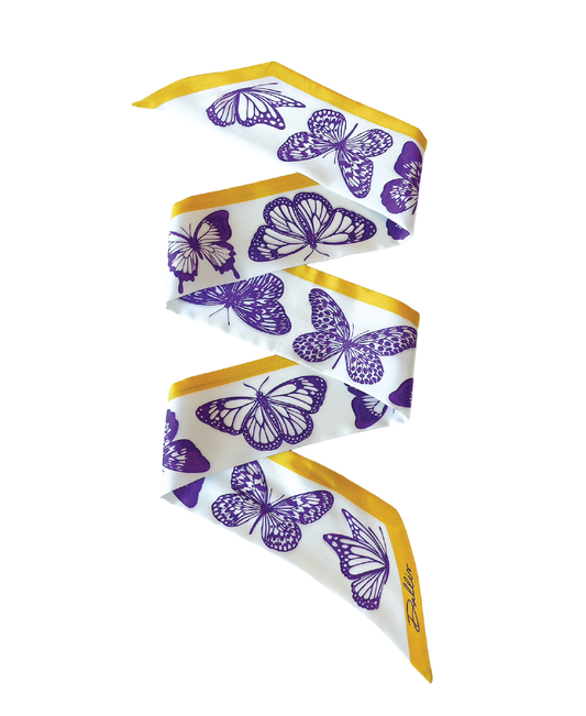 The Butterfly Twilly in Purple & Gold
