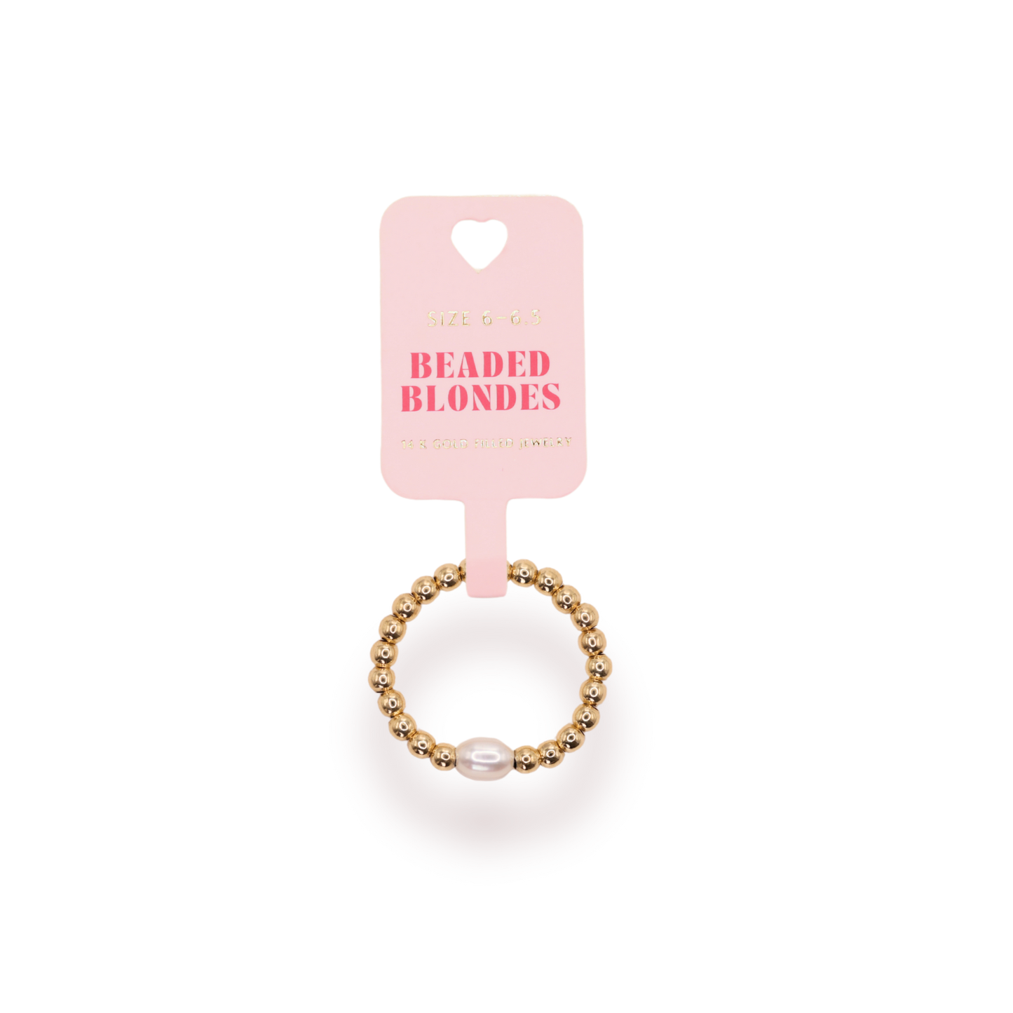 Haley Pearl Ring in Gold