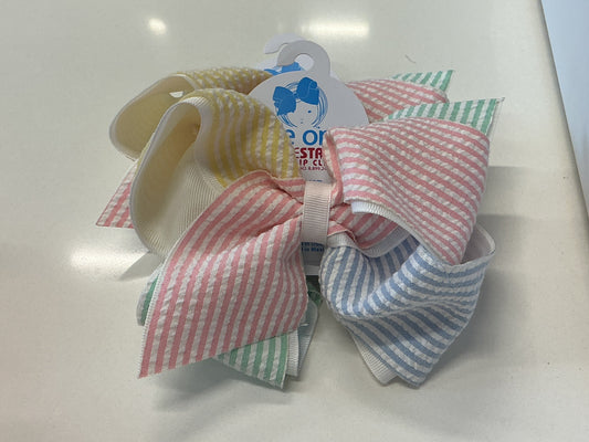Color Block Bow