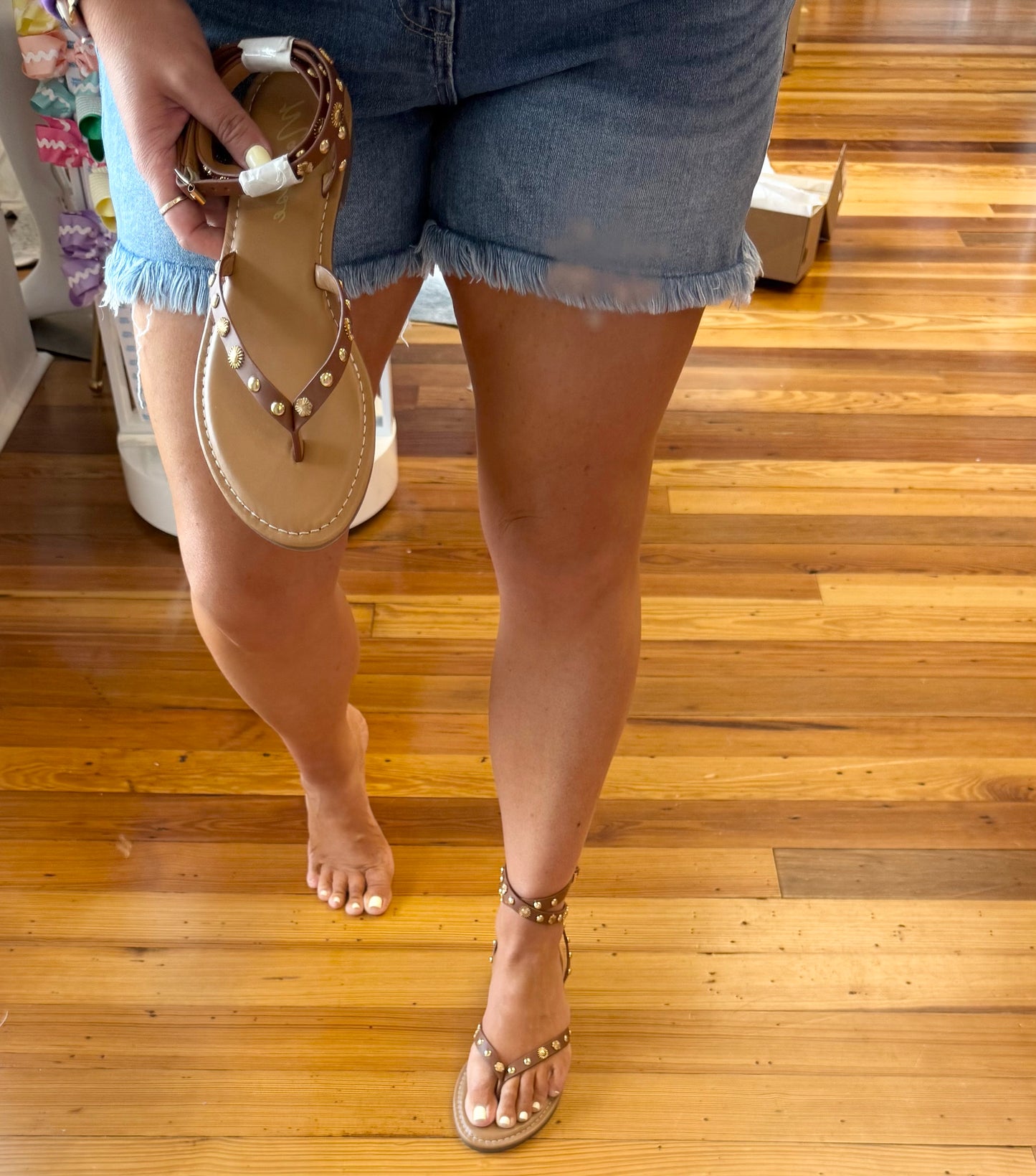 Athena Leather Sandals