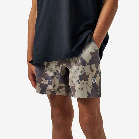 Burlebo Youth Athletic Short- Splatter Camo